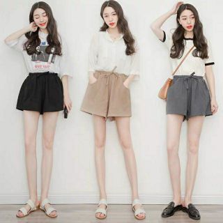 [FREESHIP] QUẦN ĐÙI NỮ, QUẦN SHORT NỮ VẢI ĐŨI LANH CẠP CHUN FREESHIP