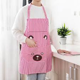 Tạp dề bằng vải kẻ sọc