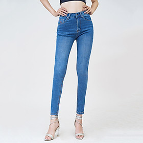 Quần jean nữ Lưng Cao Julido Store, chất jean co dãn 4 chiều ống ôm chân mẫu MH03