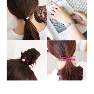 Set 12 dây buộc tóc phong cách Hàn Quốc siêu xinh