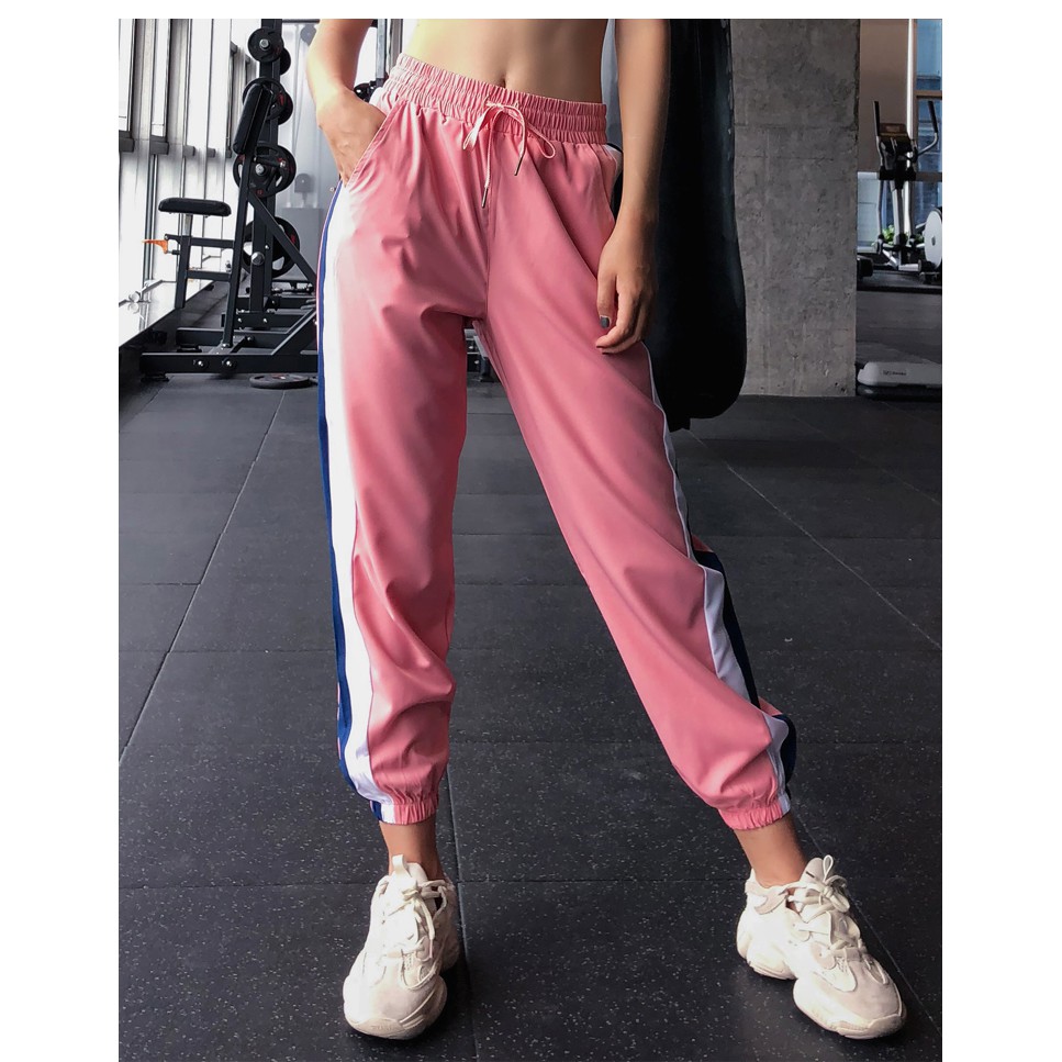 (Hà Nội) Quần dài Jogger có túi thể thao nữ AL-859(Tập Gym,Yoga)(Không Áo) II VIỆT NAM sexy *