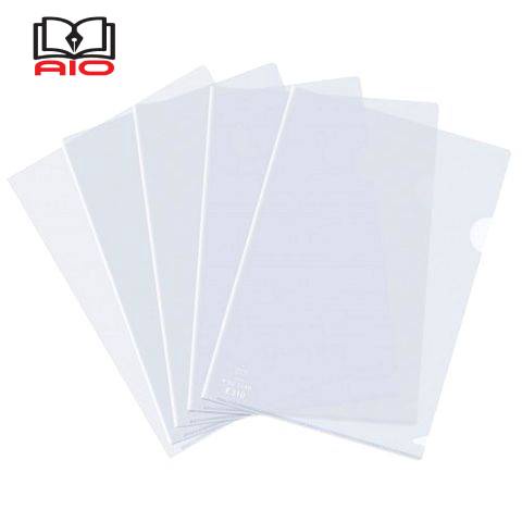 Bìa lá nhựa trắng A4 (Xấp 12 cái) đựng giấy tờ tài liệu hồ sơ