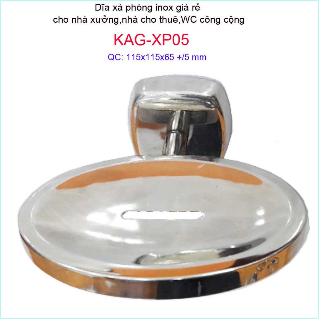 Dĩa xà phòng Inox 304, kệ đựng xà bông cục KAG-XP05