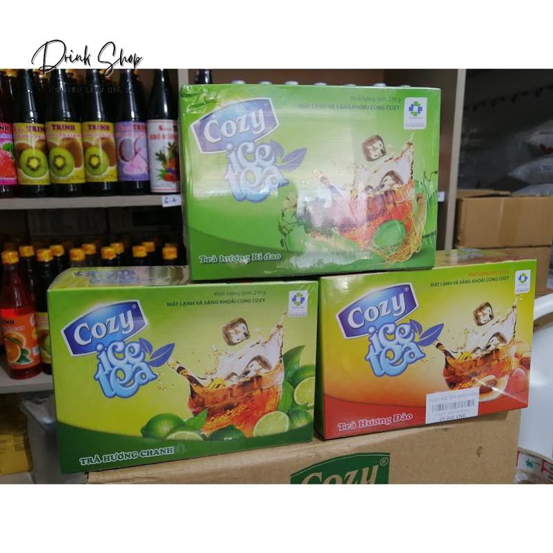 Trà Cozy Ice tea Hương Đào, Chanh, Bí Đao