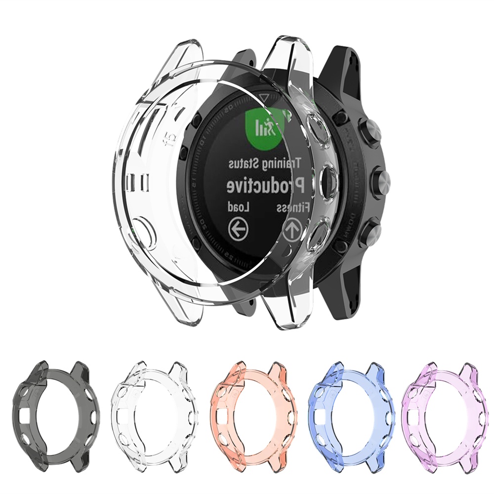 Ốp Bảo Vệ Bằng TPU Mềm Trong Suốt Nhiều Màu Cho Garmin Fenix 7 7X Garmin Fenix 7 7X
