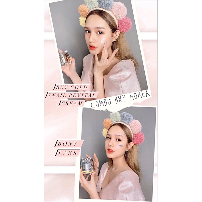 COMBO vàng dưỡng da BNY. (Kem face + sữa rửa mặt tẩy trang)