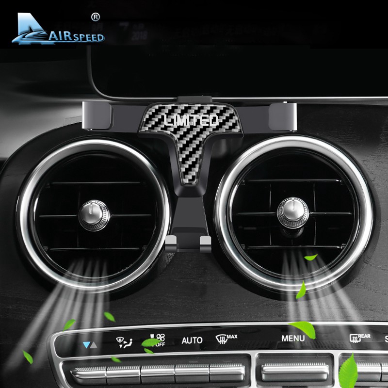 Giá đỡ điện thoại tiện dụng cho xe hơi Mercedes Benz GLA CLA W177 C/E/A Class GLC W205 W213 CLE GLS