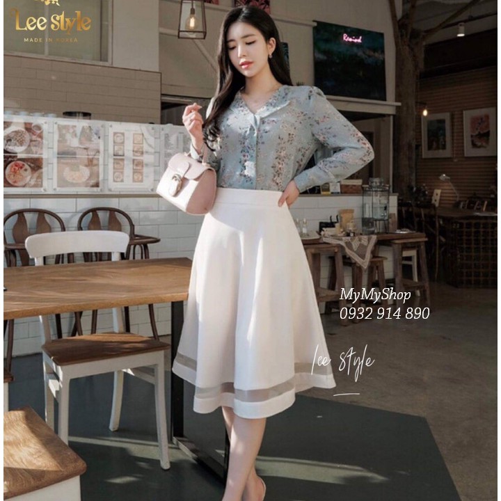 Chân váy xòe phối lưới sang trọng, có nhiều size và màu, form dáng chuẩn dễ mặc đi làm, dự tiệc hoặc dạo phố