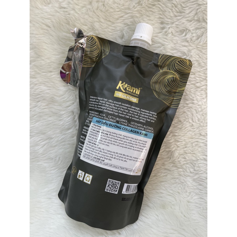 Hấp tóc phục hồi chuyên sâu Collagen Kami