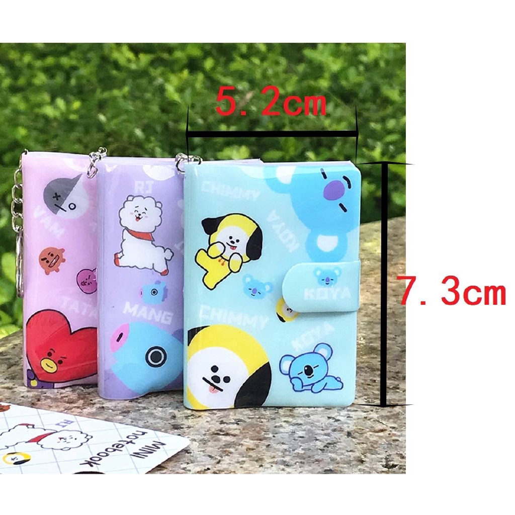 Sổ tay mini siêu cute KPOP BTS BT21