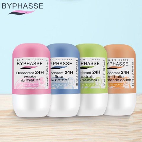 Lăn Khử Mùi Byphasse Deodorant 24h Roll On - 50ml