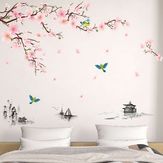 Decal Dán Tường Hình Cành Hoa Đào