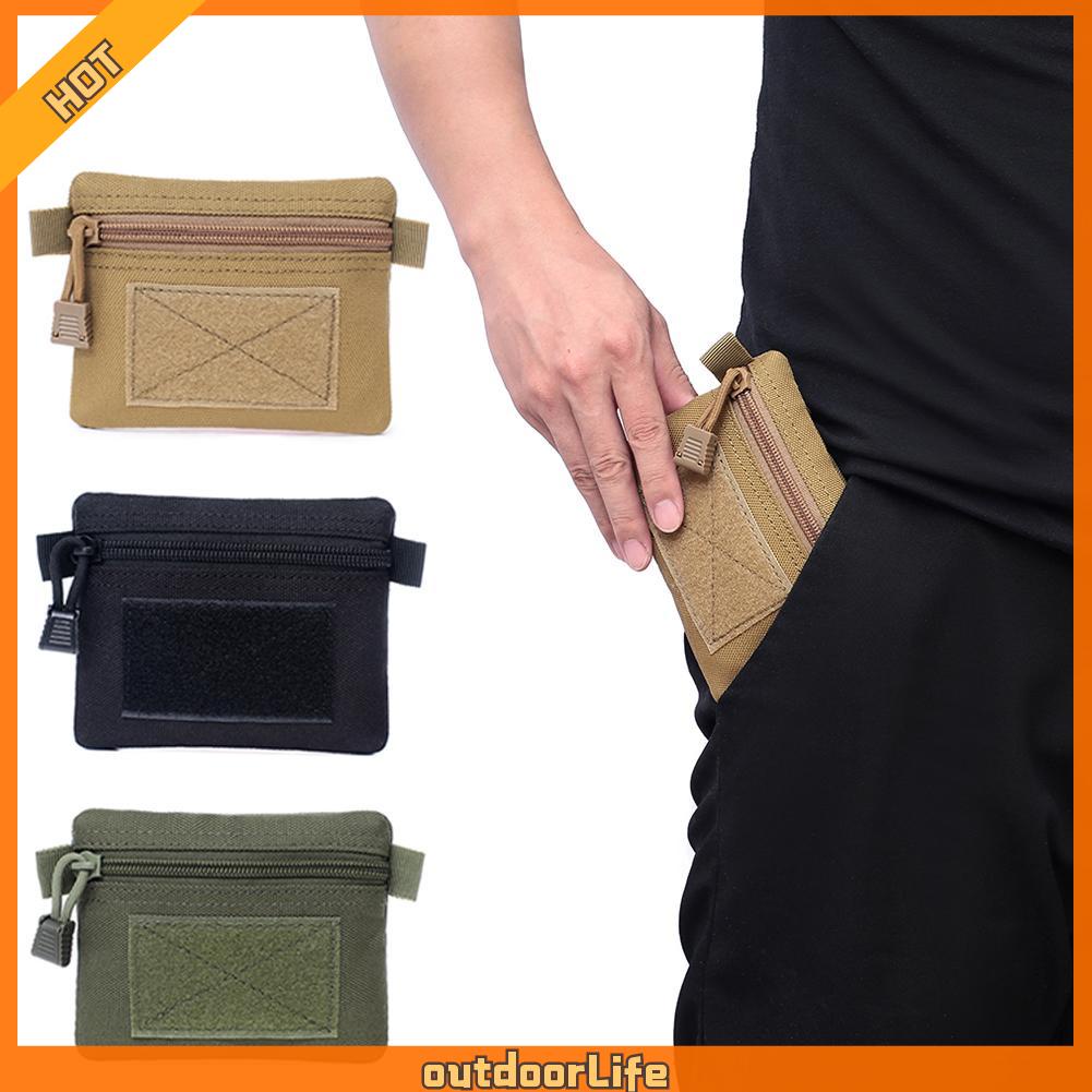 ❤Outdoorlife❤High Quality Outdoor Hiking Molle Pouch Wallet Waterproof Portable Travel Zipper Waist Bag❤