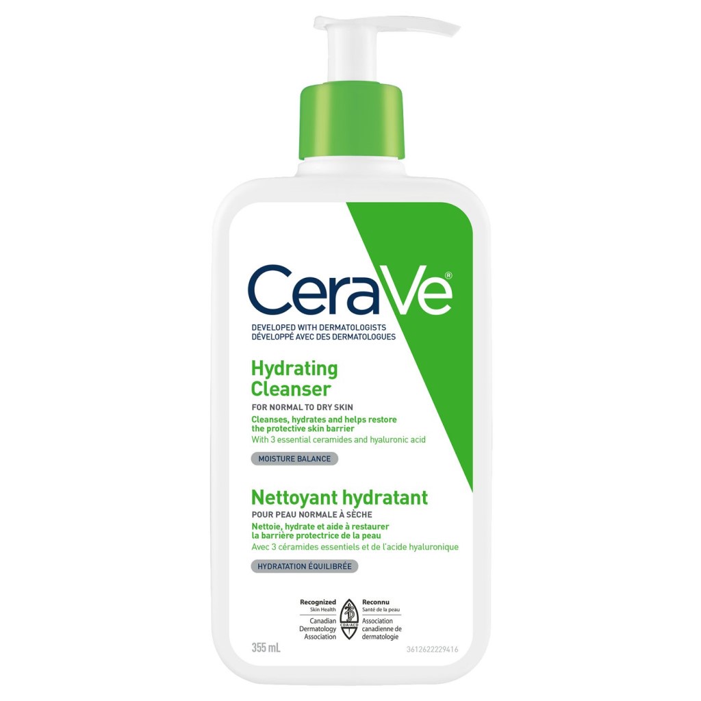 Sữa Rửa Mặt CeraVe Hydrating Facial Cleanser For Normal To Dry Skin dưỡng ẩm cho da khô 355ml
