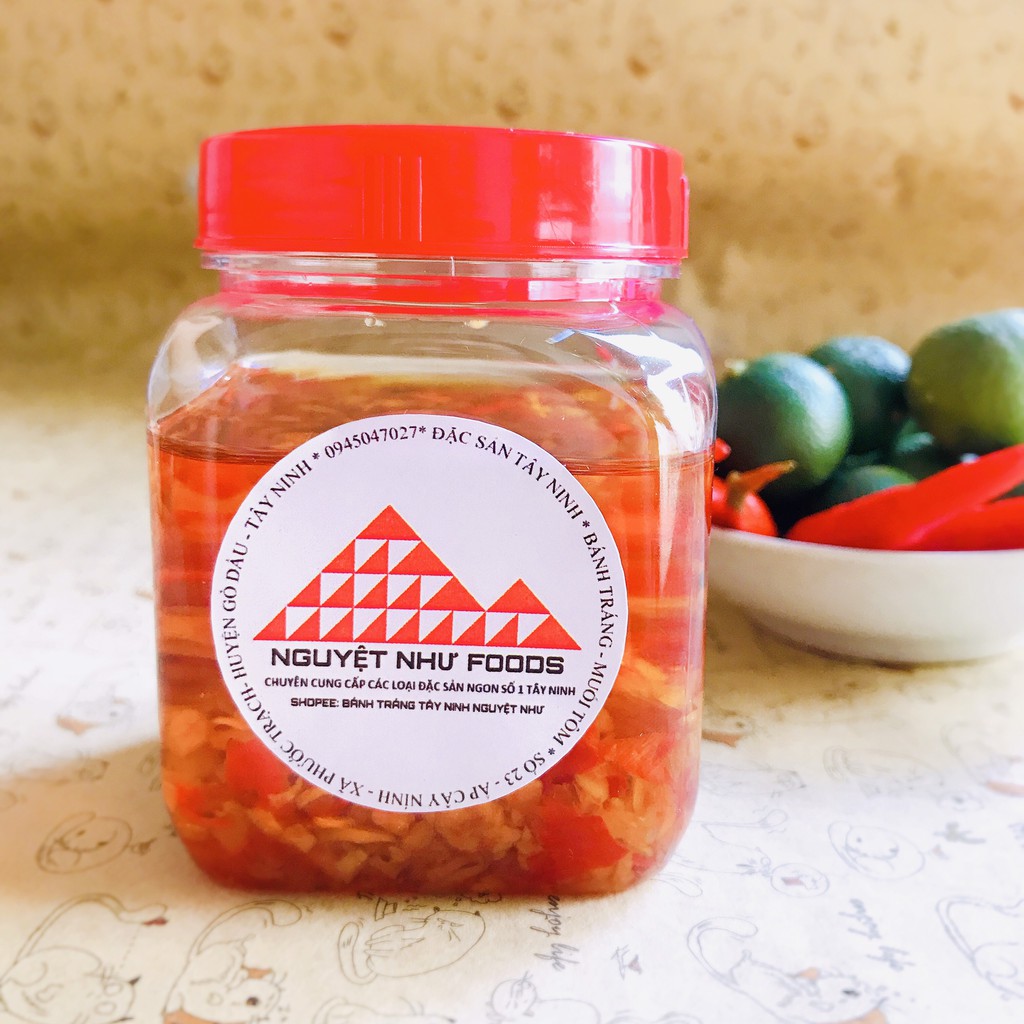 100ml sate dầu trộn bánh tráng phơi sương Tayninhfood - Nguyệt Như