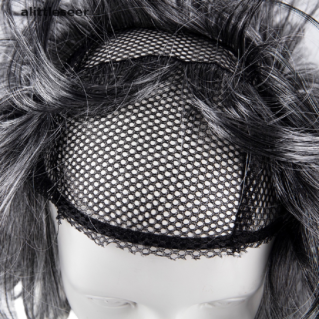 Tóc Giả Hóa Trang Halloween Màu Trắng Chống Hói Đầu Hóa Trang Cho Nam