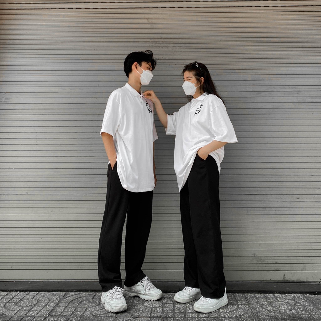 ÁO THUN FF FORM RỘNG POLO IM SAD, VẢI THUN 2 CHIỀU 100% COTTON 250G