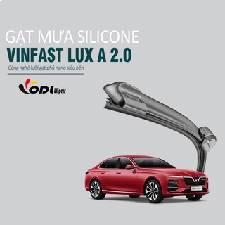 Gạt mưa xe vinfast lux a 2.0 gạt mưa thân mềm lưỡi silicone phủ nano siêu sạch