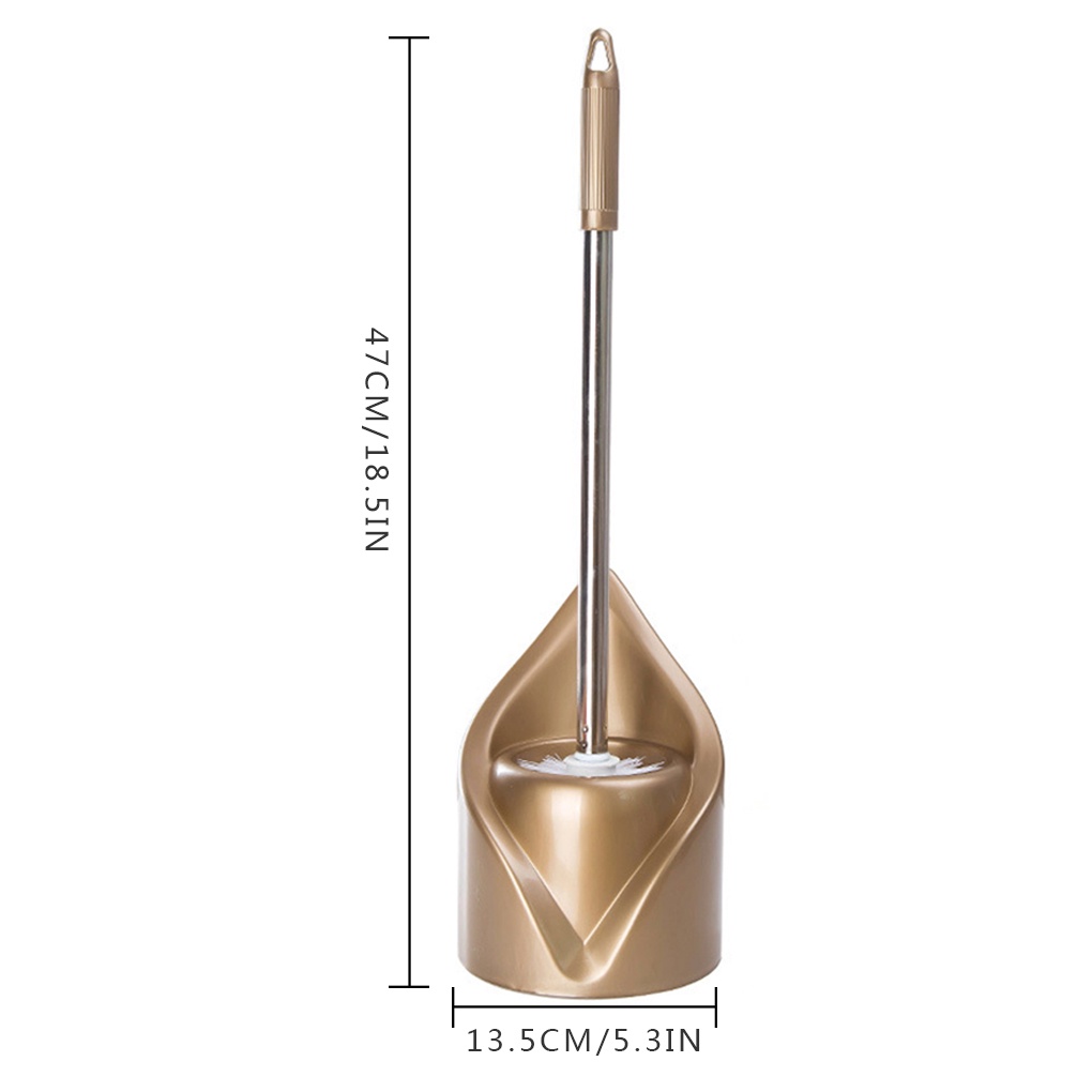 [CHOO] Lavatory Brush Home Hotel Office Stainless Steel Long-handle Toilet Brush Cleaning Tool