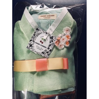 hanbok áo xanh