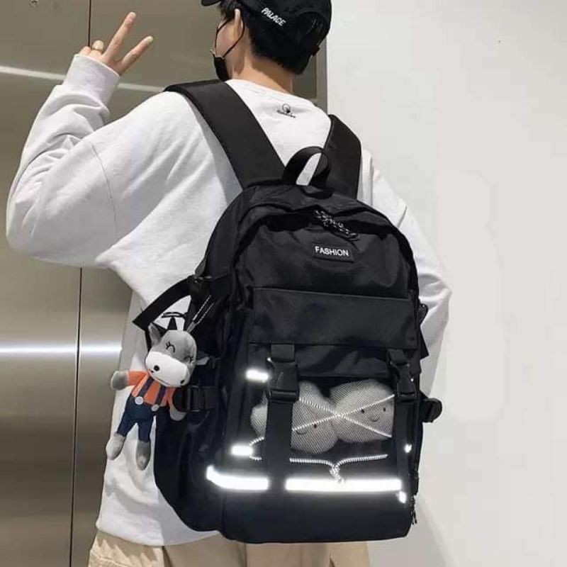 Balo fashion phản quang vải dù