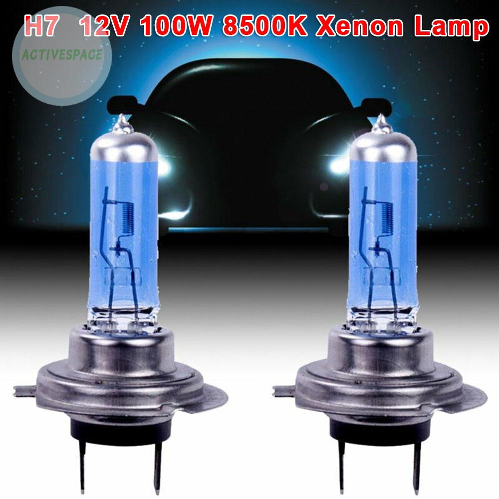 2 bóng đèn pha Xenon Dc 12v 100w H7 8500k dành cho ô tô