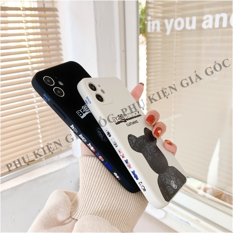 Ốp lưng iphone vuông cạnh hình bearbrick 6/6plus/6s/6splus/7/7plus/8/8plus/x/xr/xs/11/12/13pro/max/plus/promax