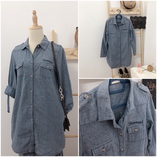 Áo sơ mi bò jean denim