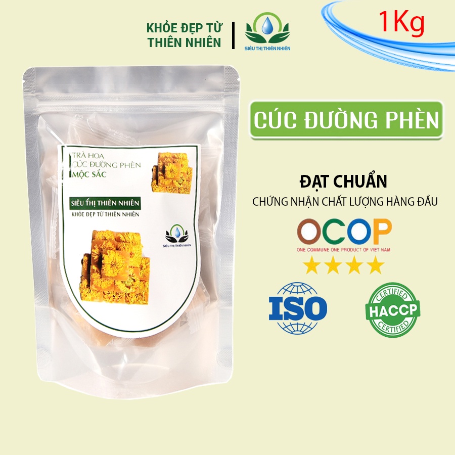 Trà hoa Cúc Đường Phèn Mộc Sắc 1kg