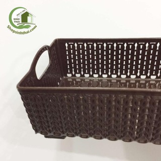 Rổ nhựa đựng mỹ phẩm, đồ đạc - giao màu ngẫu nhiên