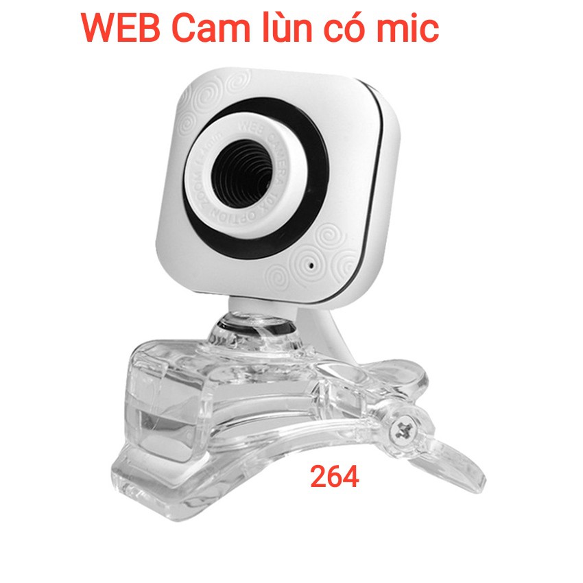 Webcam máy tính chuyên dụng cho Livestream (Xả Kho) Webcam lùn  siêu rõ nét HD 720P - 720P