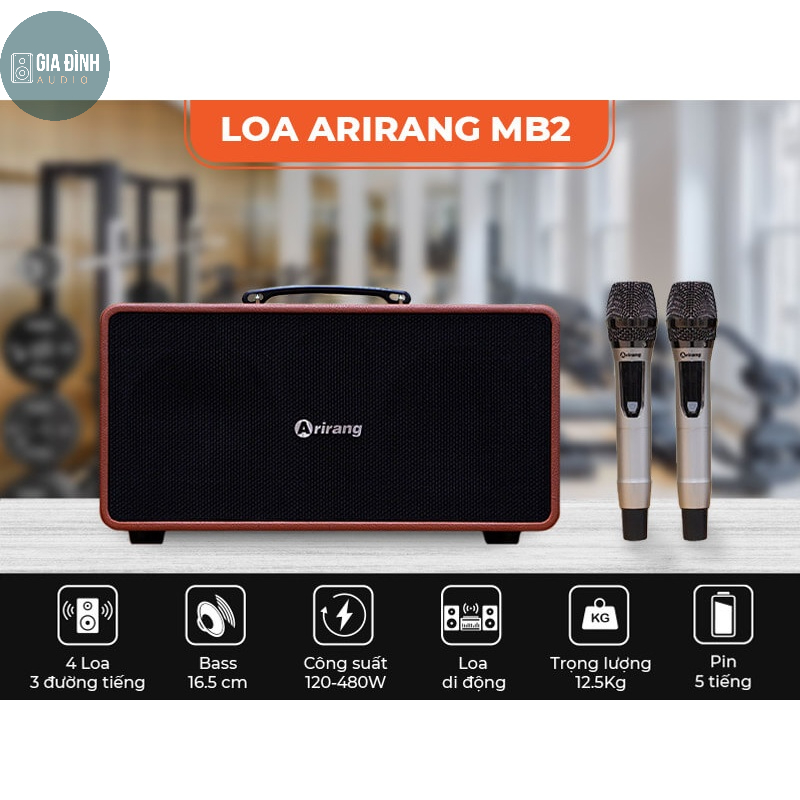 Loa karaoke xách tay Arirang MB2 - Chính hãng