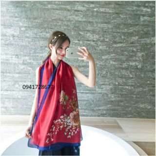 Khăn lụa satin nữ thời trang