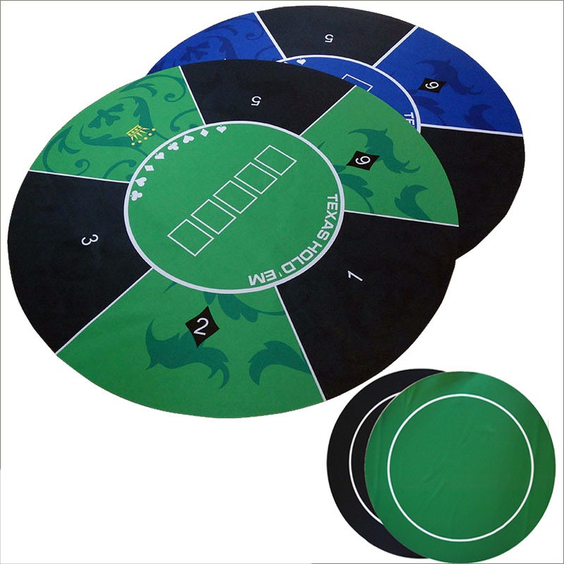 Khăn trải bàn Poker , bài tây in hình lá bài , thảm Poker , thảm cao su ,  Đệm cao su cao cấp