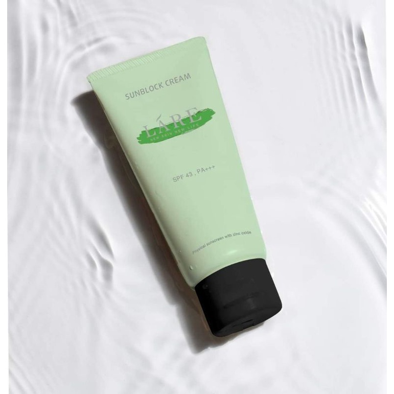 Kem Chống Nắng Sunblock Cream SPF 43+ PA+++ Thanh Dược Láre Full size 90ml