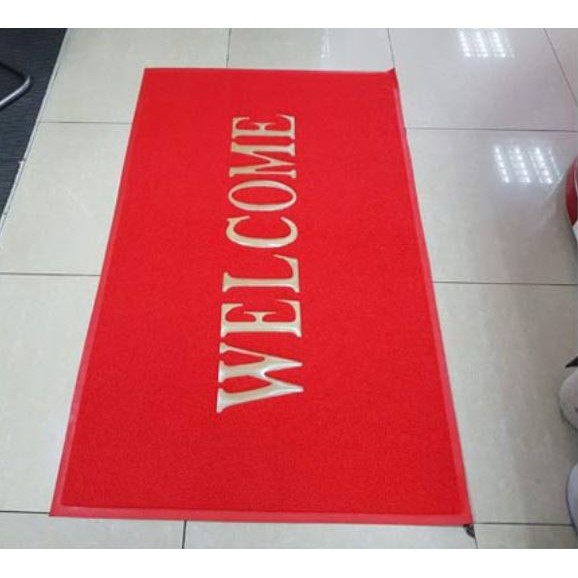 Thảm Chùi Chân Welcome Cỡ Lớn 80x120CM, Trải Phòng Khách, Khách Sạn, Siêu Thị Điện Máy, Tòa Nhà