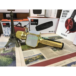 Mic karaoke kiêm loa bluetooth sd10 thiết kế thời thượng, chất lượng đỉnh cao