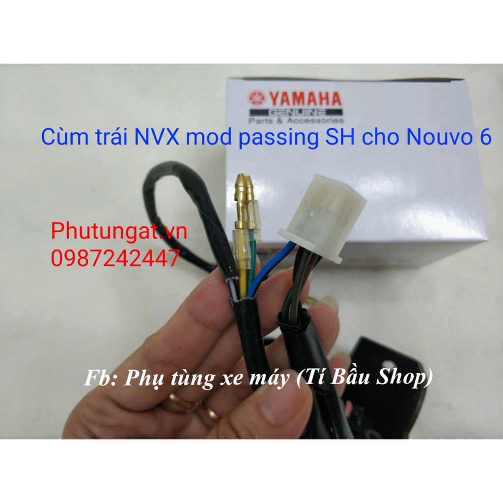 Cặp Cùm zin NVX MOD passing SH cho các dòng xe Yamaha