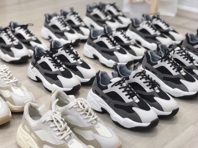 giày thể thao pha màu mẫu mới siêu hot 2019-23