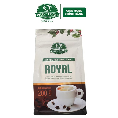 Cà Phê Royal Có Bơ 200GR - Phúc Long Coffee &amp; Tea