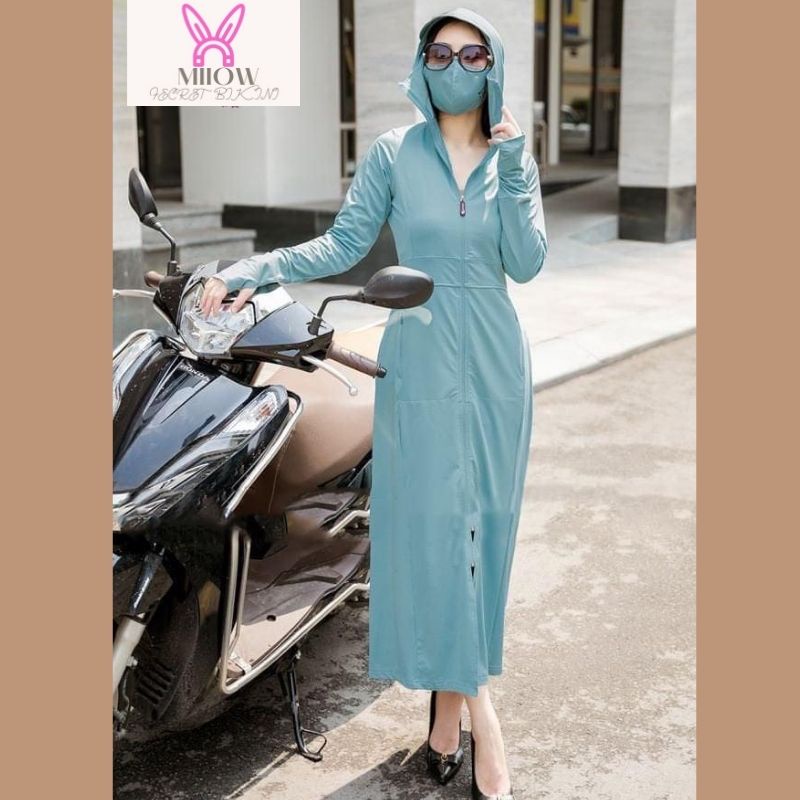 áo chống nắng toàn thân vải NHẬT thông hơi  lớp  áo chống nắng siêu hót chống tia UV  hút mồ hôi thoáng mát loại 1