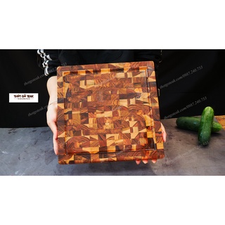 Thớt Gỗ Teak - VDC01 ( 30x30x2,5 )