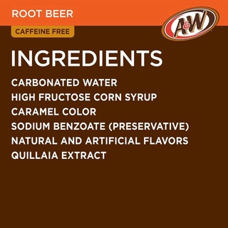 Nước ngọt xá xị a&w root beer 354ml x12 - ảnh sản phẩm 4