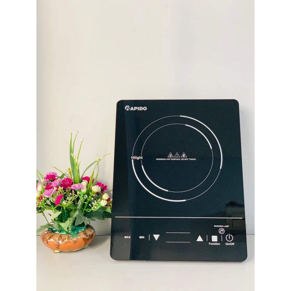 Bếp hồng ngoại đơn RAPIDO (2000w) - Hàng Chính Hãng- BẢO HÀNH 12 THÁNG