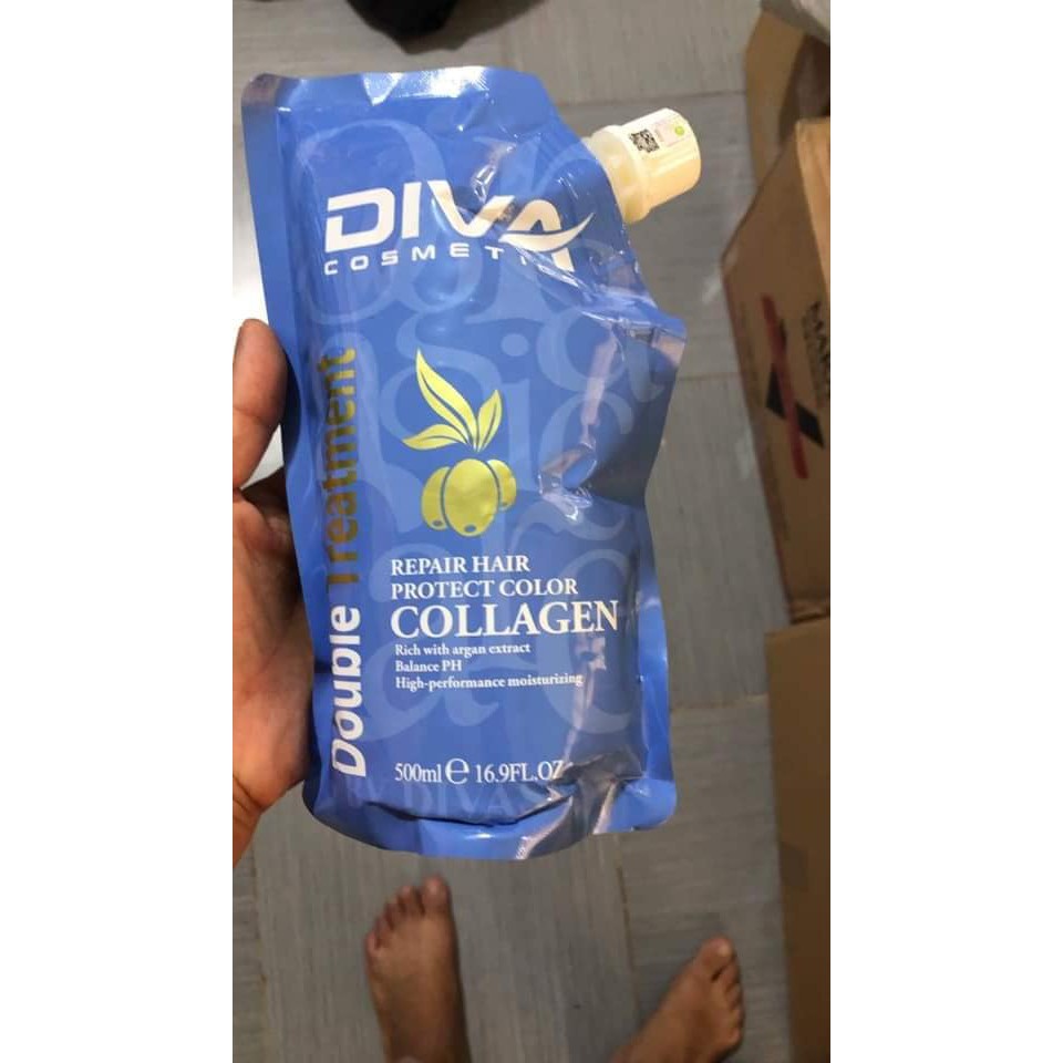 HẤP TÓC DIVA COLLAGEN SIÊU MỀM MƯỢT 500ML