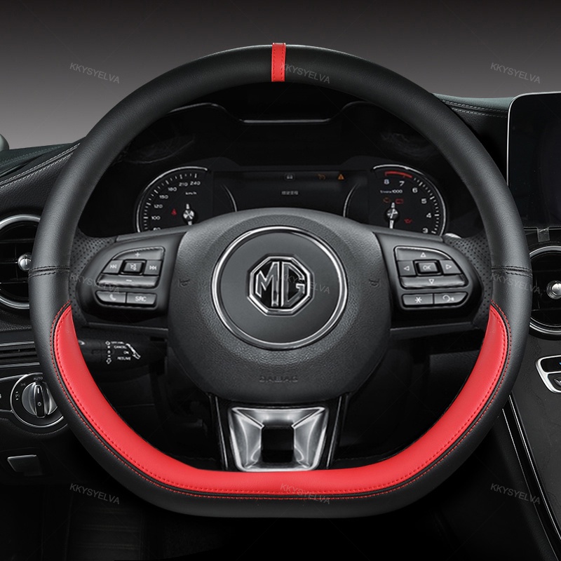 Bao Da PU Bọc Vô Lăng Xe Hơi Chống Trượt Có 10 Màu Cho MG HS ZS EV MG3 3SW MG5 MG6 MG7 ZR EHS EZS GT