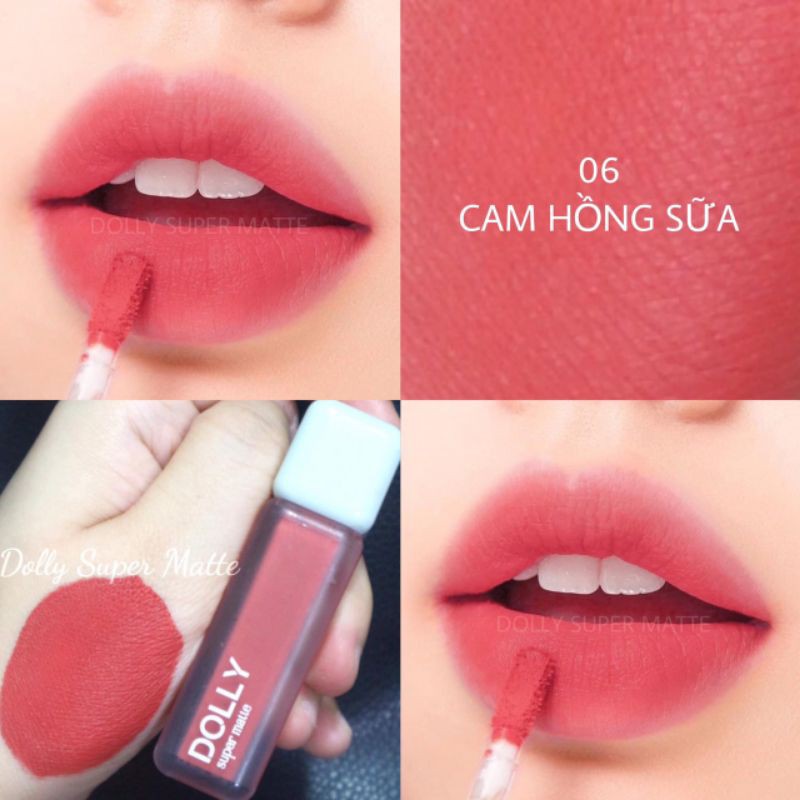 [Cam Hồng Sữa] Son Dolly super matte hot trend 2021 | BigBuy360 - bigbuy360.vn