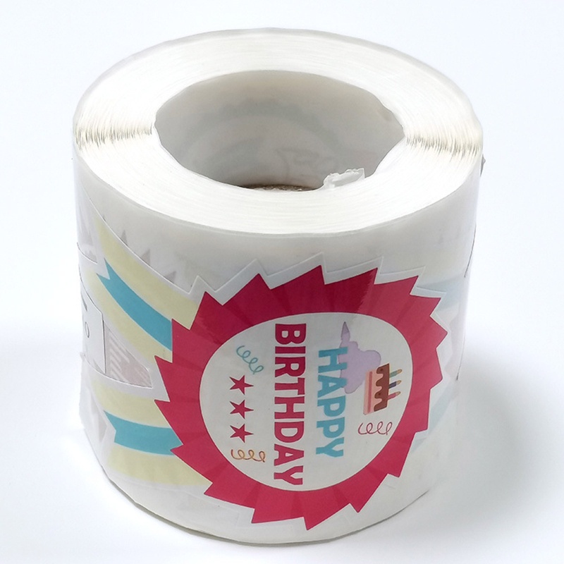 200 Miếng Dán Chống Thấm Nước Tự Dính Chữ Happy Birthday