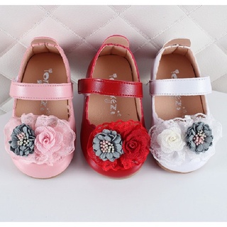 Giày búp bê bé gái 2 hoa xinh xắn