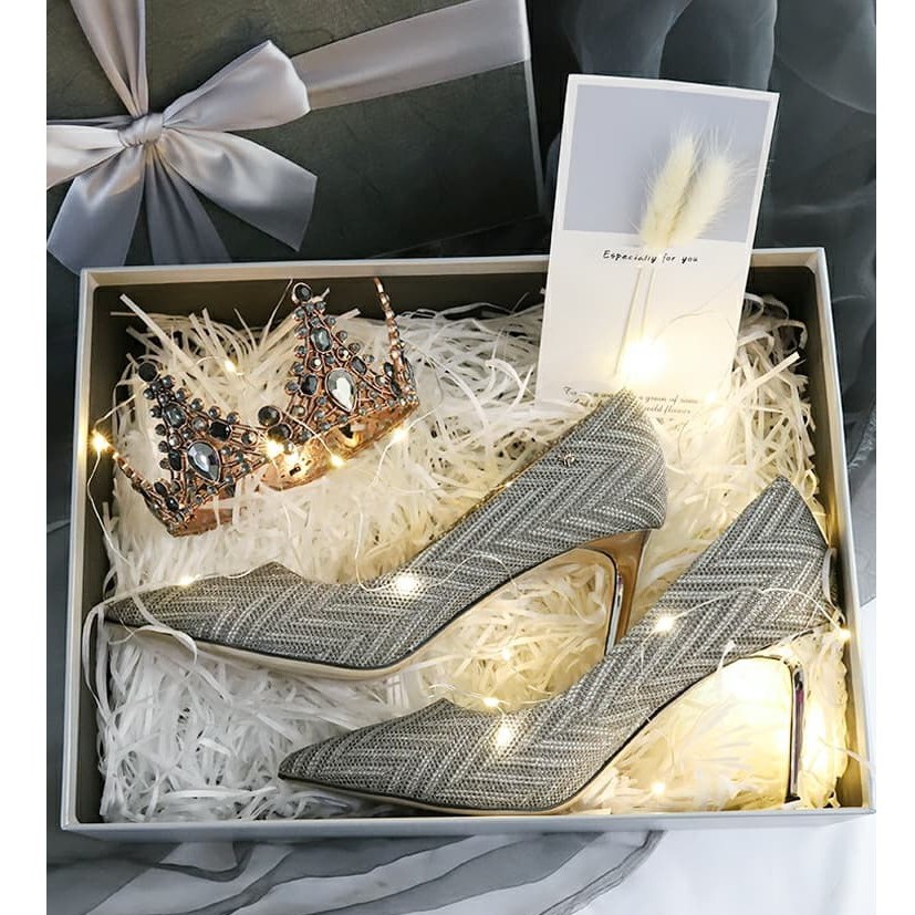 50 gram giấy rơm trang trí hộp quà